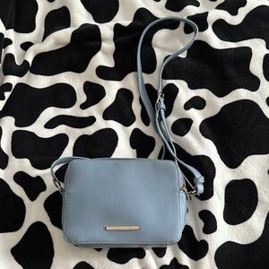 Steve Madden Light Blue Pebble Crossbody Bag